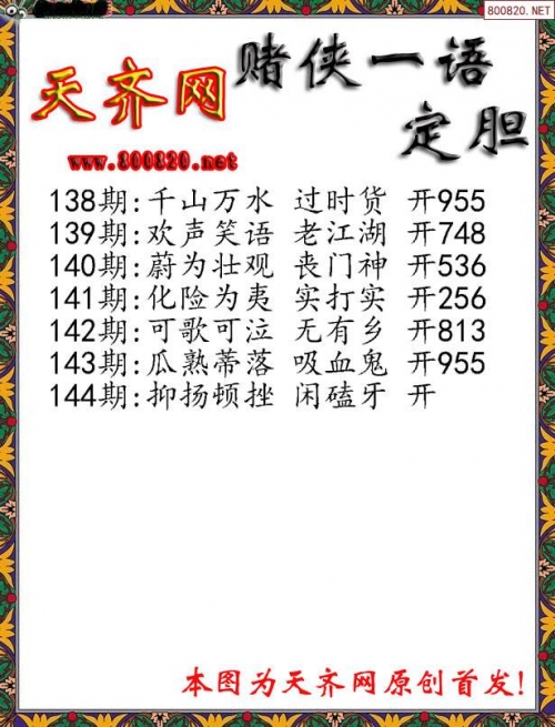 新彩网3d字谜图谜总汇3d走势图新彩网3D字谜-第3张图片
