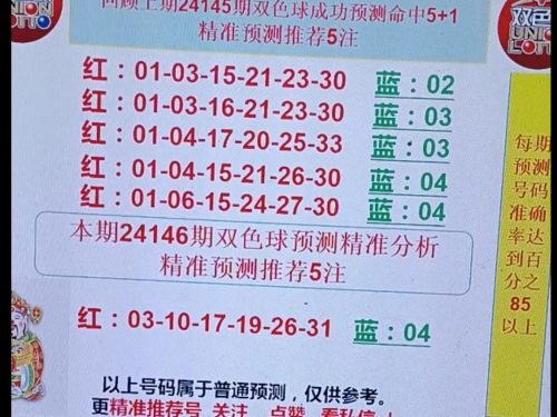 双色球66期预测专家最准确双色球66期预测文章-第1张图片