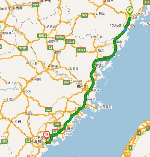 福州到厦门多少公里开车多久福州到厦门的距离