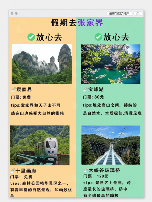 上海至张家界旅游攻略-第2张图片