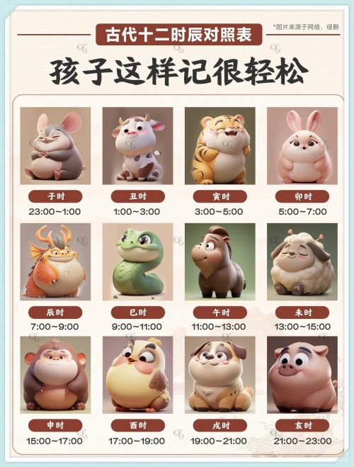 正确的十二时辰对照表19976月10日6点左右时辰查询正确的十二时辰对照表-第3张图片