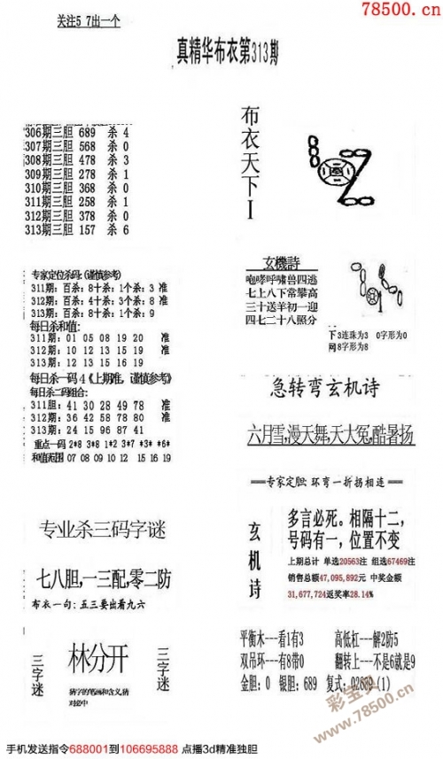 今日3D字谜
