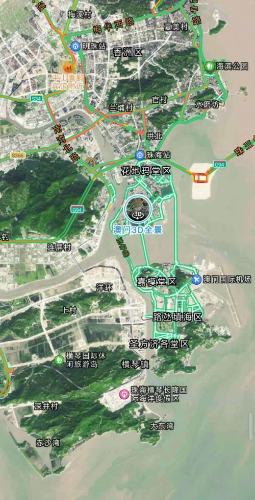 澳门3d地图澳门3D地图-第2张图片