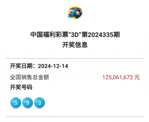 3D福彩开奖结果揭晓-第3张图片