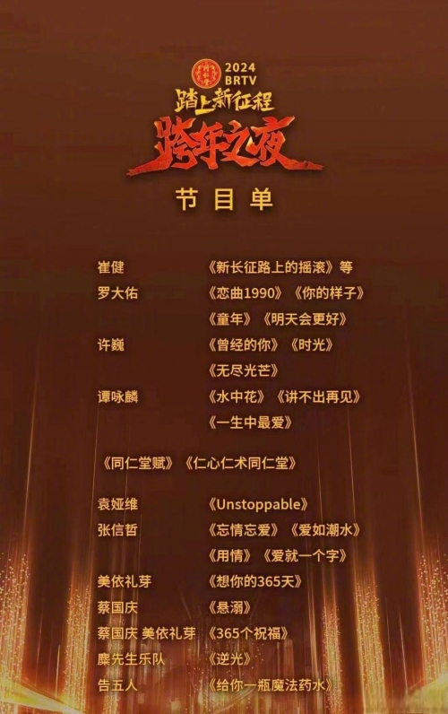 北京卫视春节晚会2023年节目单北京卫视春节晚会2023年节目单-第2张图片