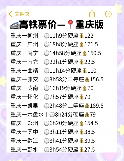 北京到重庆动车时刻表最新北京到重庆动车时刻表-第1张图片