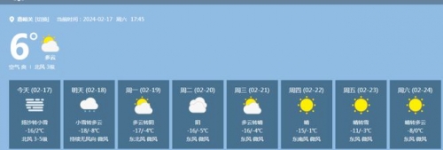 2022年春节天气预报15天查询表2022年春节天气预报15天查询-第1张图片