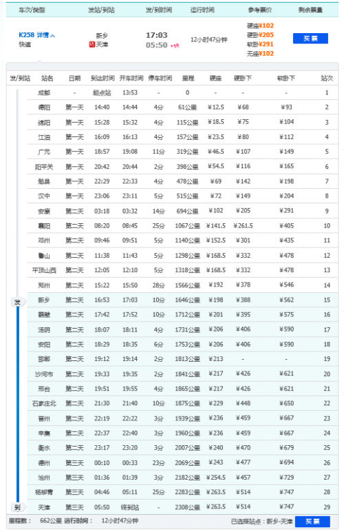 阜新列车时刻表-第3张图片