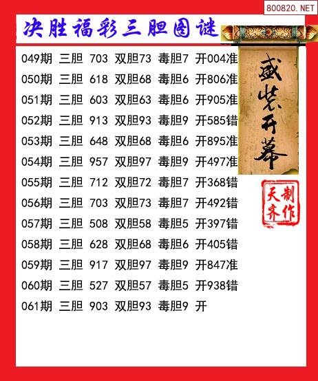 福彩3d画谜总汇302期福彩3D画谜总汇-第2张图片