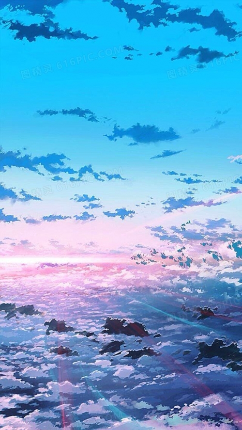 天空彩好与你同行