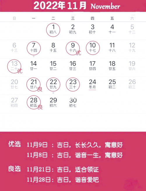 2022年六月吉日2022年6月最吉利的日子