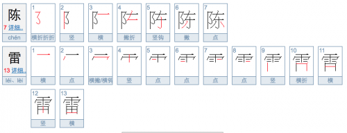 姓名笔画姓名笔画分析