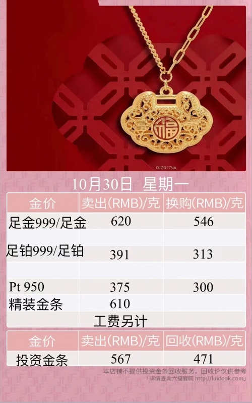 六福今日金价分析