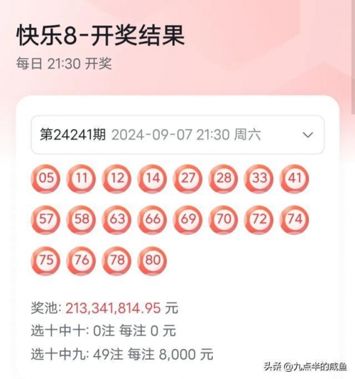 快乐8今晚双色球开奖结果查询