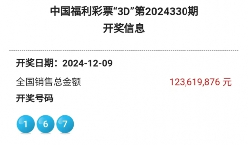 3D开奖结果揭晓-第3张图片