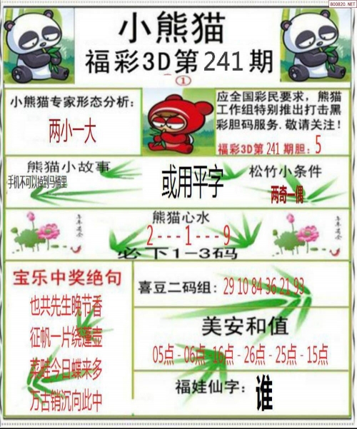 福彩3地谜语合集-第2张图片
