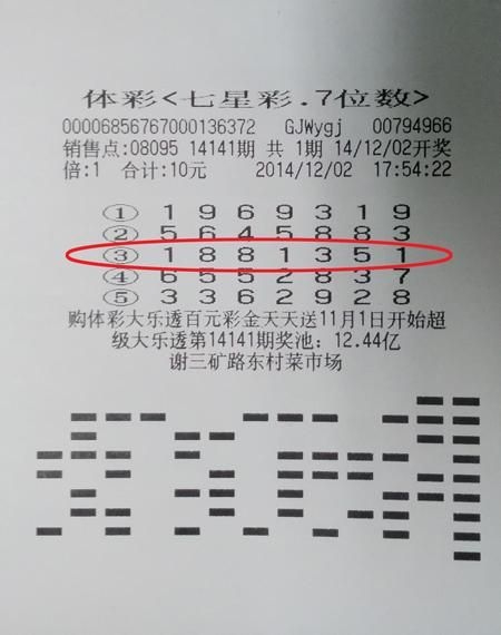 七星彩中奖规则七星彩中奖规则详解