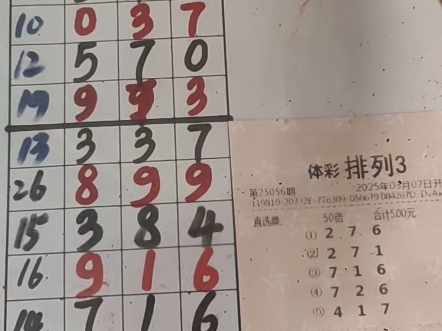 排列三开奖直播排列三开奖直播，揭晓幸运时刻-第3张图片