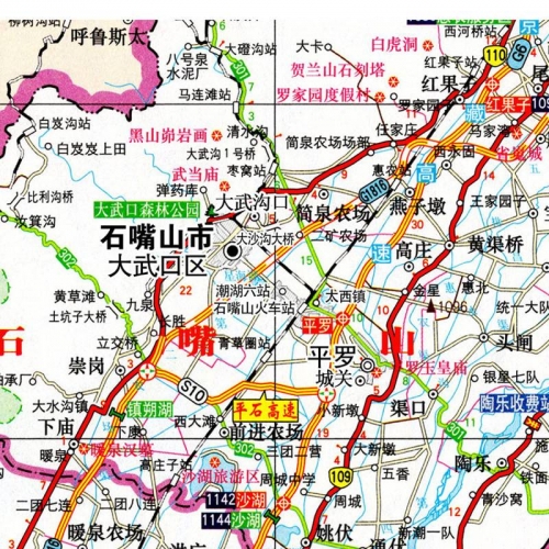 宁夏石嘴山地图石嘴山地图概览-第1张图片
