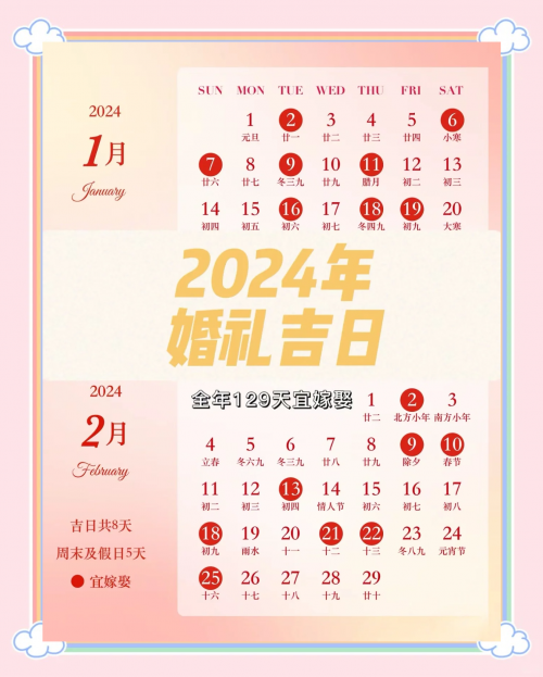 2021年结婚吉日一览表2021年结婚吉日推荐-第2张图片