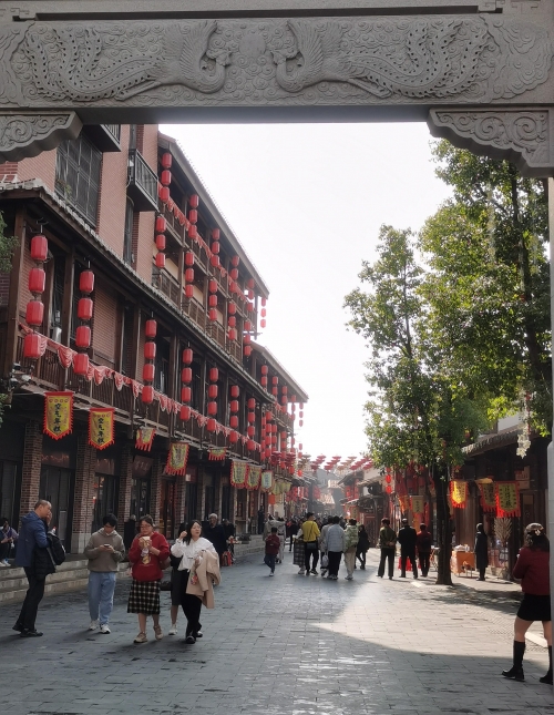 莆田步行街，繁华与历史的交织