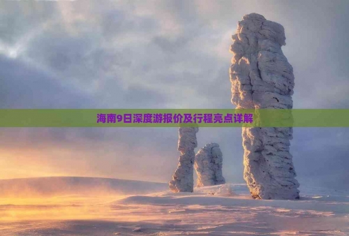 海南游报价