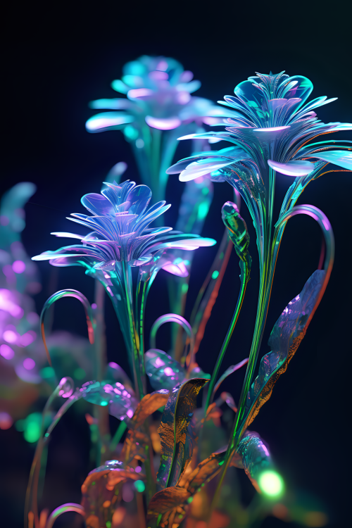 水晶花，美丽与神秘交织的花卉
