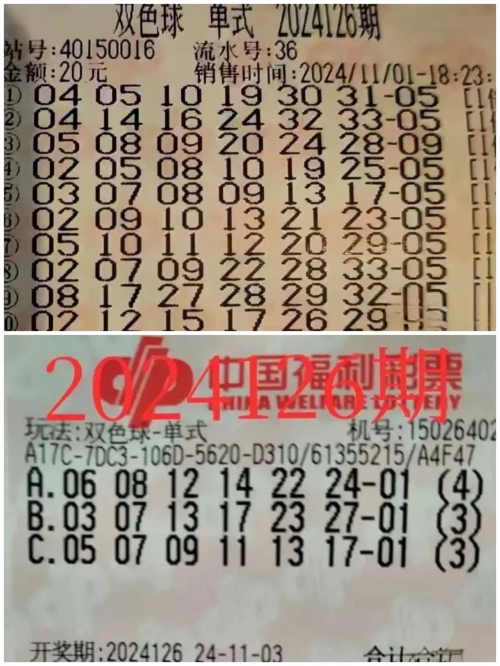 双色球精选一注6十1，幸运的启示-第1张图片