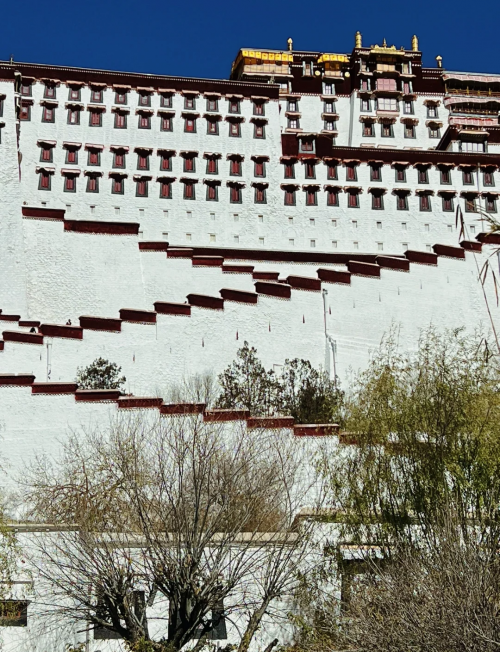 布达拉宫 红宫 白宫布达拉宫，白宫与红宫的独特历史与建筑特色-第2张图片