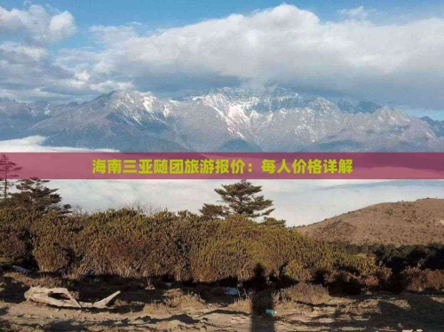 海南三亚旅游团报价表海南三亚旅游团报价表-第2张图片