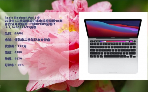 苹果MACBOOKPRO13，高效与便携的完美结合-第3张图片