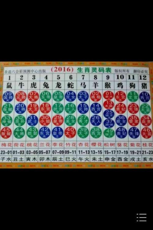 2025十二生肖49码表2024十二生肖49码表介绍-第3张图片