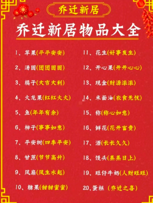 2024年乔迁入宅吉日一览表-第3张图片