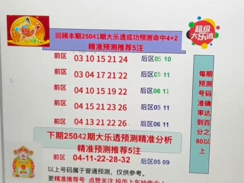 大乐透下期预测最准确大乐透下期预测，精准预测与策略分析-第2张图片