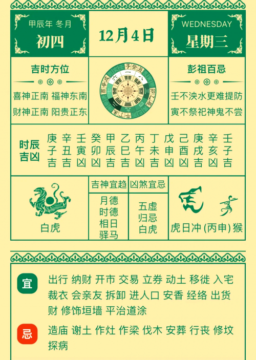 2024年黄历查询表2024年黄历查询表-第2张图片