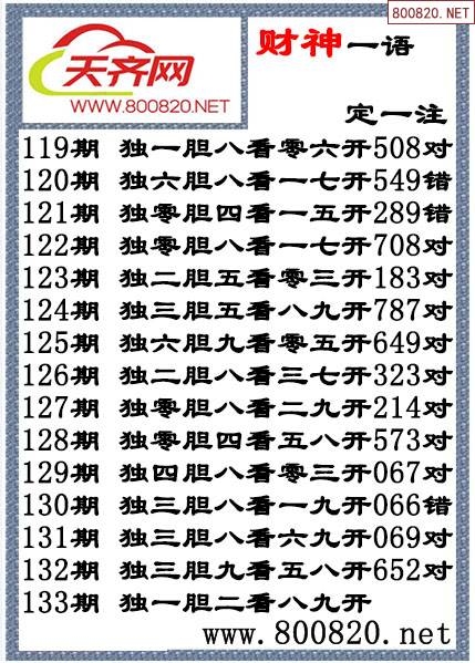 福彩3d字谜画谜总汇-第2张图片