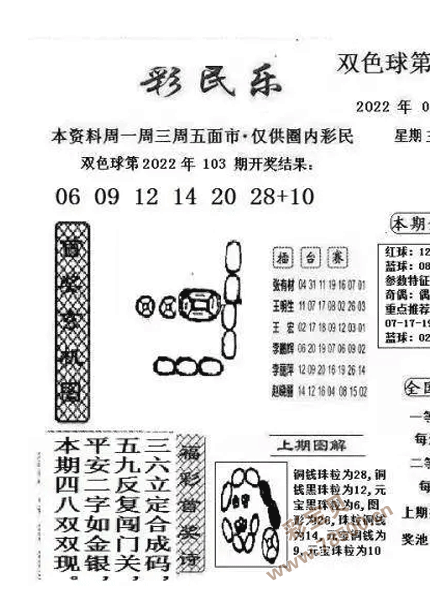 双色球预测诗字谜图谜总汇牛彩网双色球预测诗