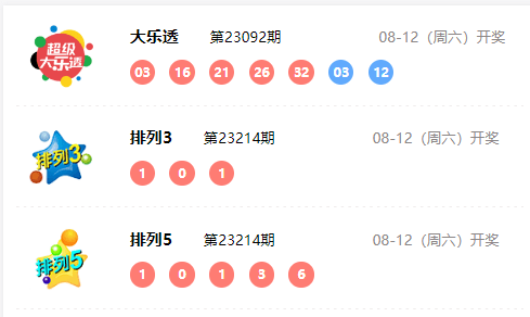 大乐透最新结果开奖号3D大乐透最新结果开奖号揭晓