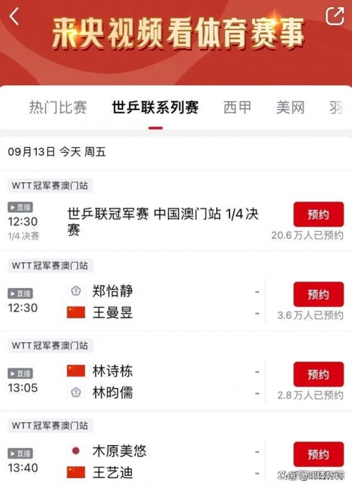 今日乒乓比赛现场直播今日乒乓比赛现场直播-第3张图片