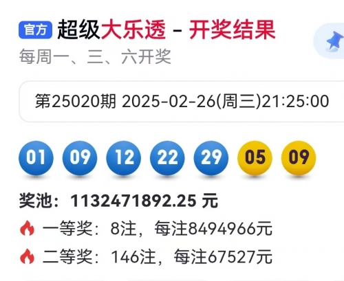 体彩大乐透开奖结果揭晓-第3张图片