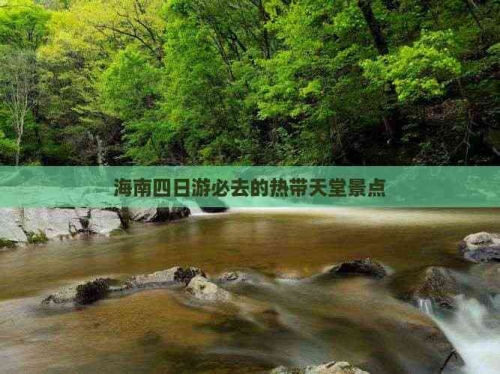 海南四日游