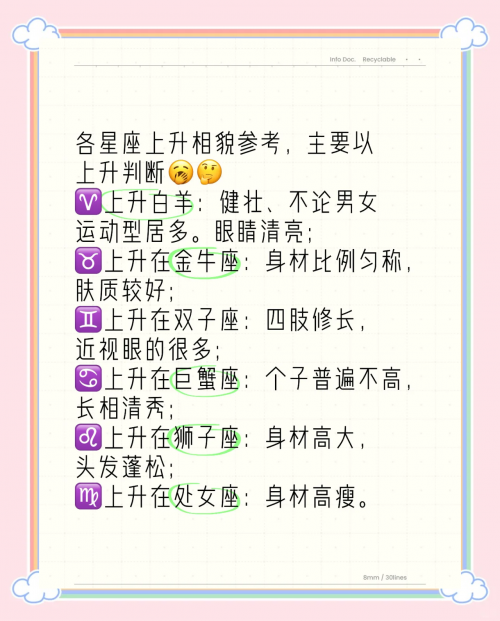 上升星座查询表免费上升星座查询表，揭示你的星座秘密-第2张图片