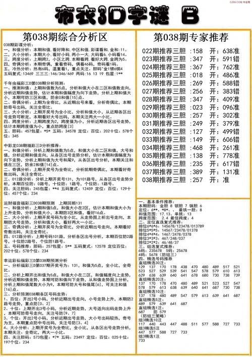 今天3D开机号和试机号多少?今天3D开机号和试机号揭晓