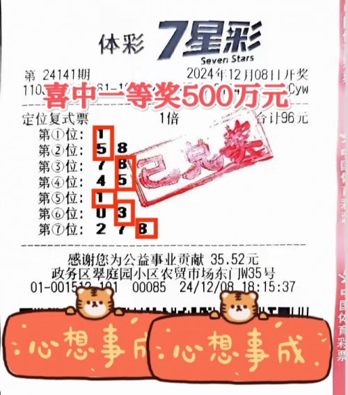 七星彩今天的开奖号七星彩今日开奖号揭晓-第2张图片
